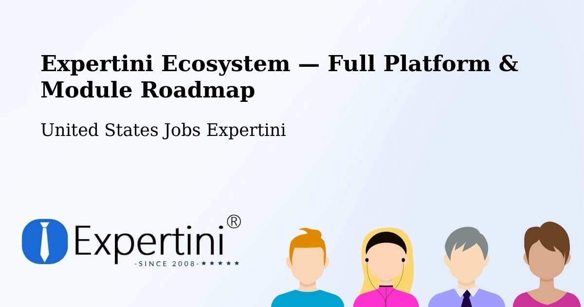 Expertini Ecosystem — Full Platform & Module Roadmap – Temple